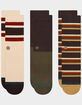 STANCE Mill House 3 Pack Mens Crew Socks image number 1