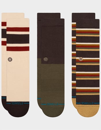 STANCE Mill House 3 Pack Mens Crew Socks STANCE Mill House 3 Pack Mens Crew Socks Primary Image