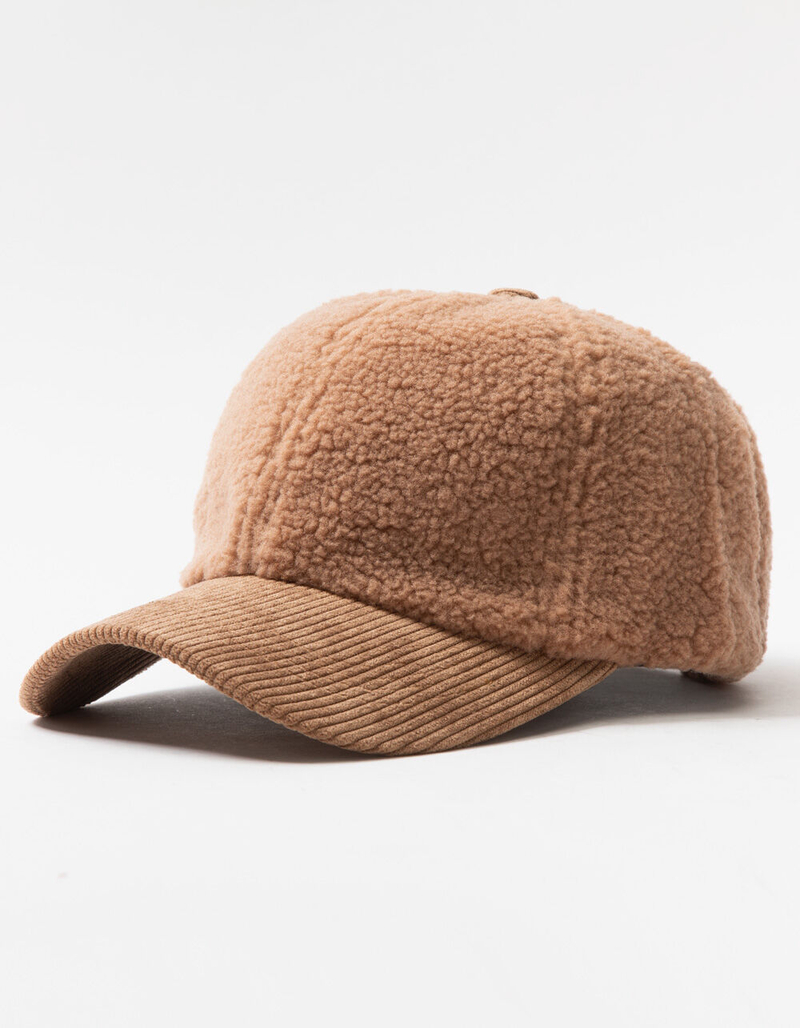 Sherpa Corduroy Strapback Hat image number 0
