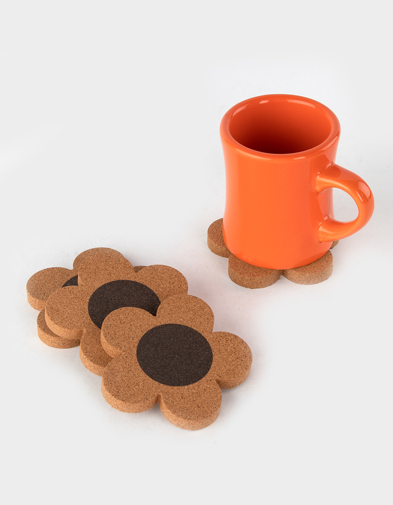Daisy Cork Coasters 4 Pack image number 2