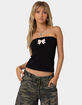 EDIKTED Bow Patch Tube Top image number 3