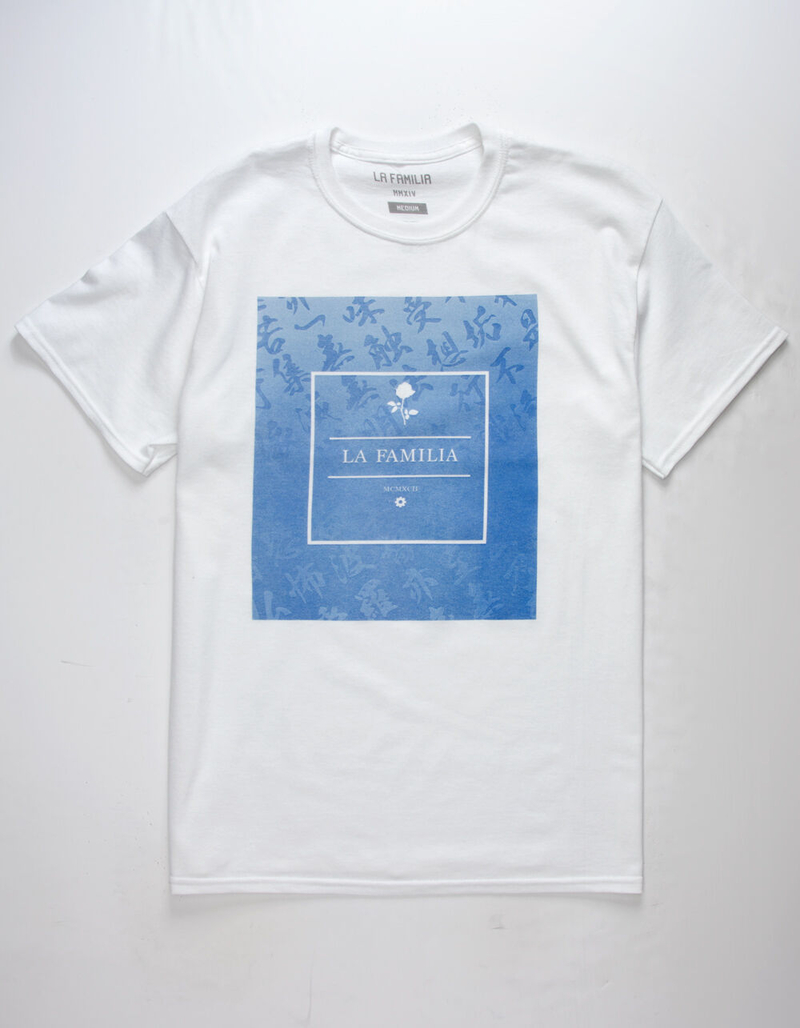 LA FAMILIA Kanji Fade Mens T-Shirt image number 0