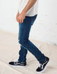 RSQ Mens Skinny Dark Vintage Flex Ripped Jeans image number 3