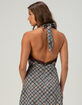RSQ Womens Plaid Halter Dress image number 4