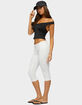 EDIKTED Rocio Foldover Capri Pants image number 4
