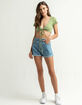 ABRAND Jeans A High Relaxed Womens Denim Shorts image number 8