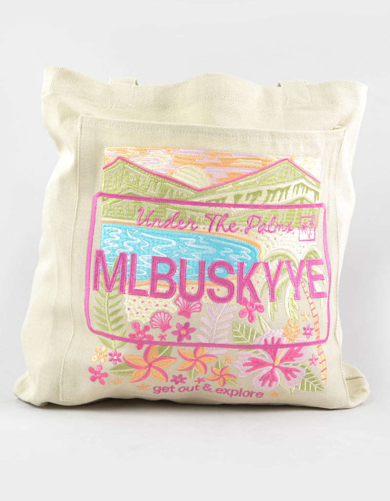 MALIBU SKYYE License Plate Tote Bag image number 4