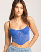 SKY & SPARROW Womens Lace Corset image number 1