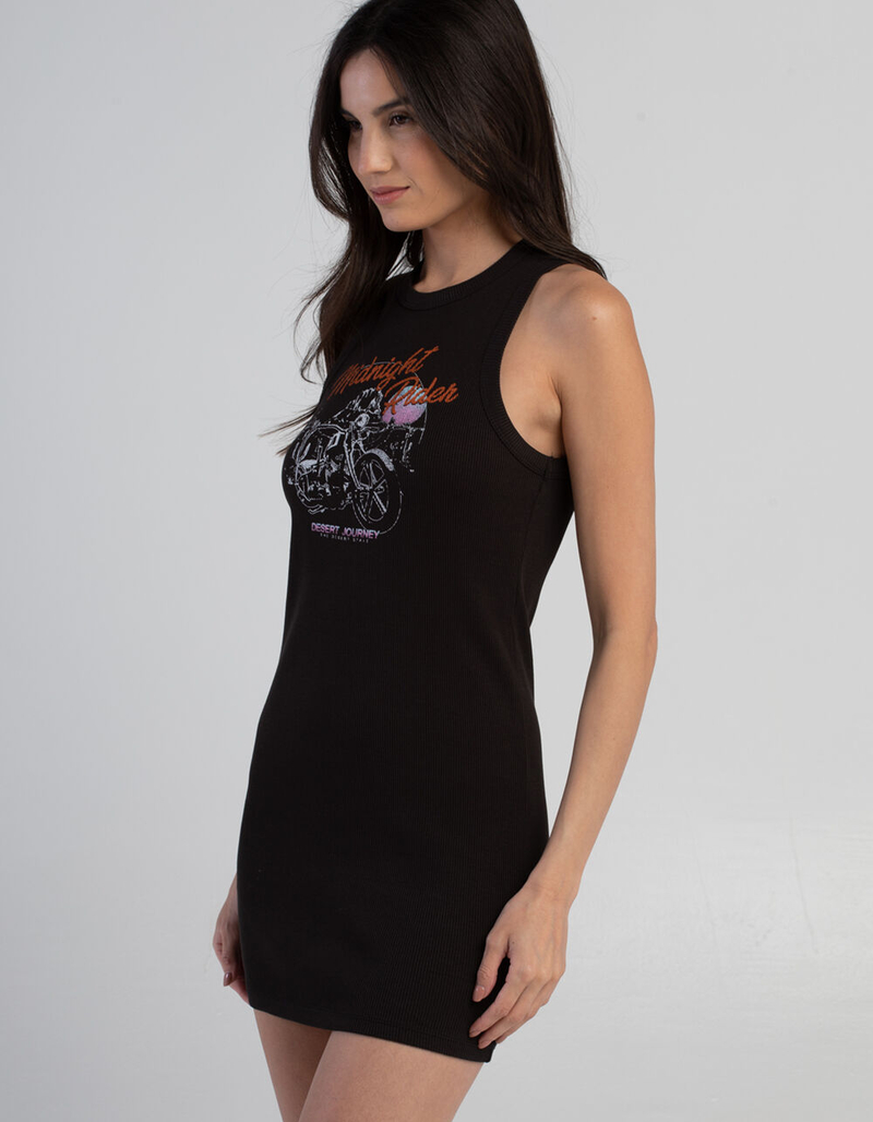 FULL TILT Moto Tank Bodycon Dress image number 1