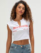 TRUE RELIGION Logo Womens V-Notch Tee image number 1