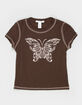 FULL TILT Y2K Butterfly Girls Tee image number 1