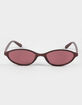 RSQ Oval Cat Eye Plastic Sunglasses image number 2