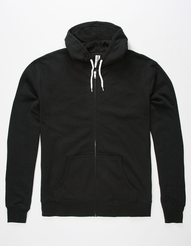 INDEPENDENT TRADING COMPANY Mens Zip Hoodie BLACK L Tillys