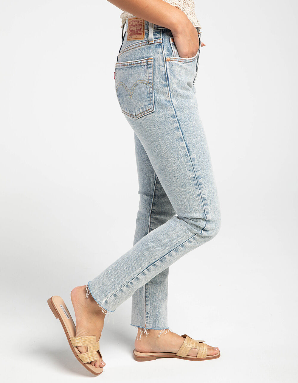 LEVI'S 501 Womens Skinny Jeans - Wave Goodbye - LT STONE | Tillys
