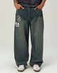 RSQ Mens Extra Baggy Patch Jeans image number 1