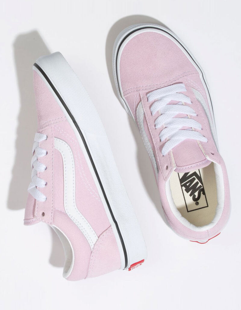 VANS Old Skool Lilac Snow & True White Girls Shoes - LILAC - 350547762