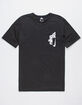NIKE SB Vertical Dye Black Mens T-Shirt image number 1