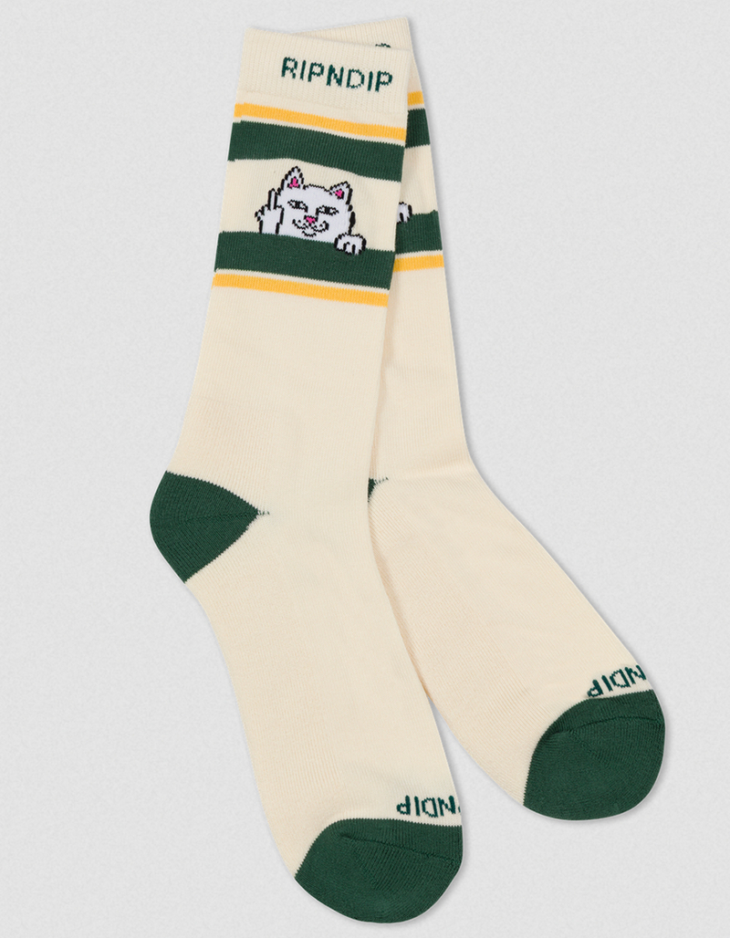 RIP N DIP Peeking Nermal Mens Crew Socks image number 1