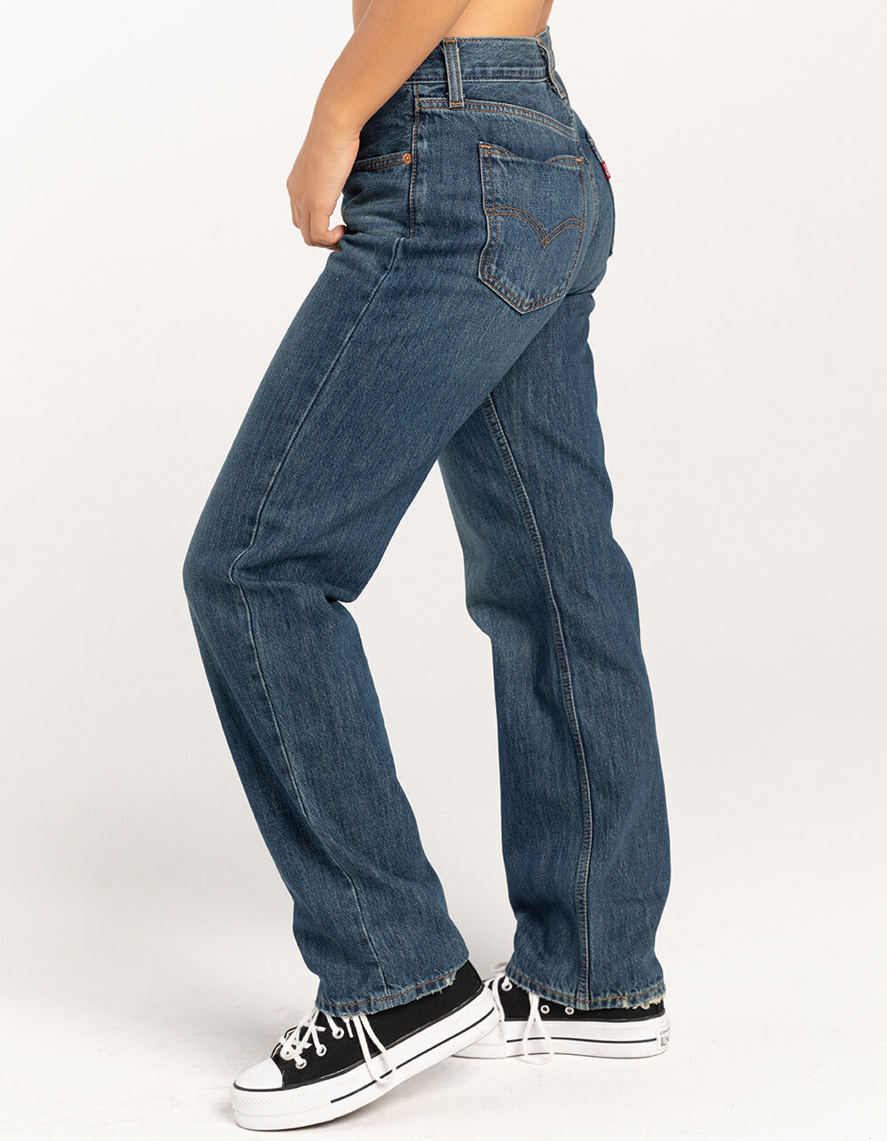LEVI'S Low Pro Womens Jeans - No Words - DARK VINTAGE | Tillys