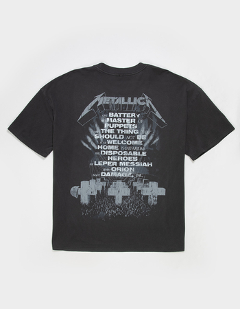 METALLICA Mens Rhinestone Boxy Tee Alternative Image