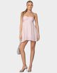 EDIKTED Pheona Strapless Scarf Mini Dress image number 3
