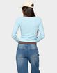 EDIKTED Contrast Layered Look Long Sleeve Tee image number 3