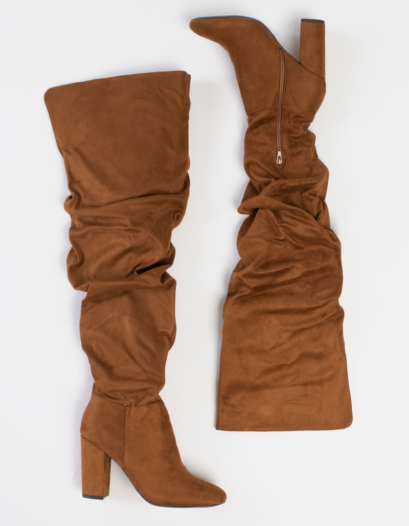BAMBOO Appreciate Womens Over The Knee Boots image number 2
