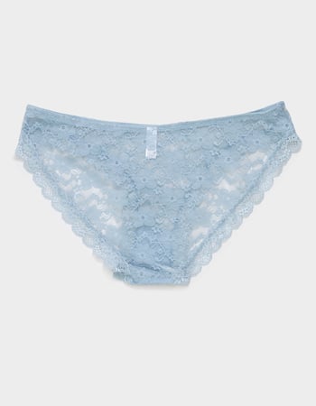 FULL TILT Allover Lace Bikini Panties Alternative Image
