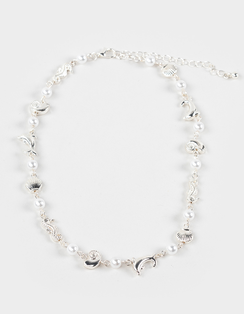 FULL TILT Dolphin/Sea Horse Charm Necklace image number 0