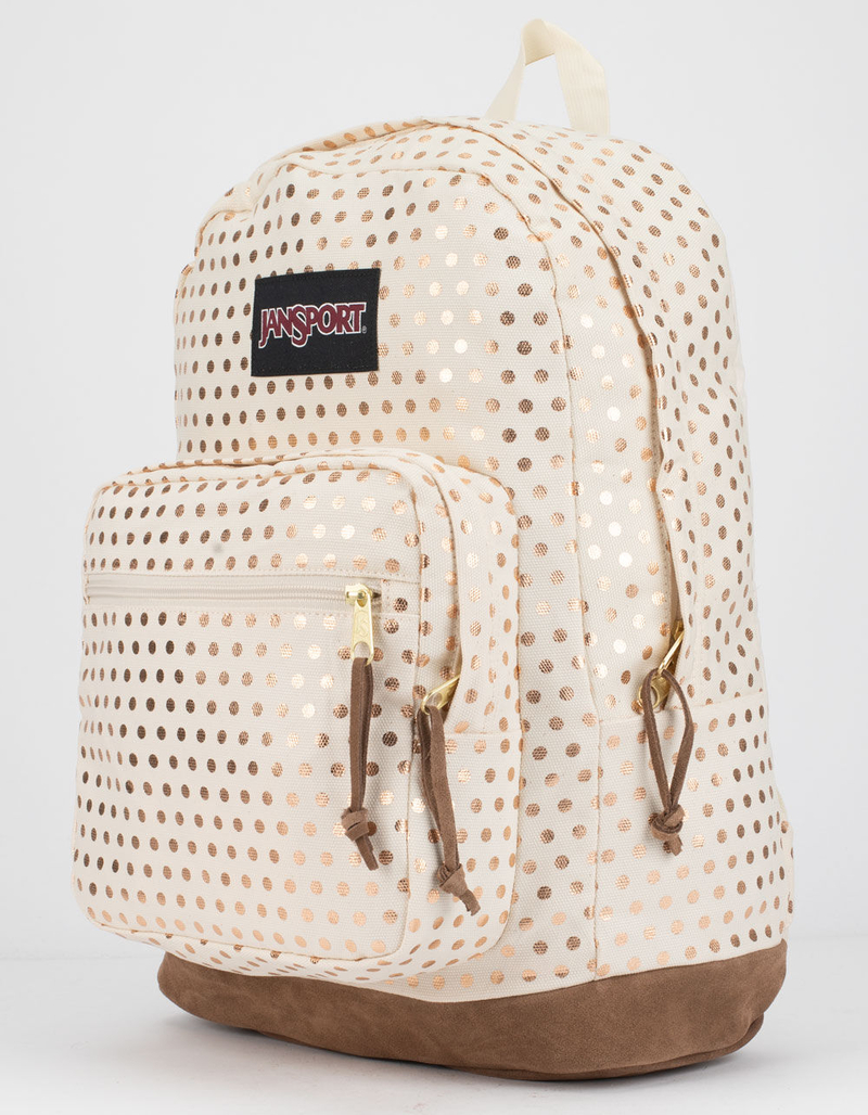 JANSPORT Right Pack Expressions Gold Polka Dot Backpack image number 1