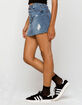 RSQ Button Down Ripped Denim Skirt image number 1