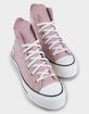 CONVERSE Chuck Taylor All Star Lift Sequin Floral Womens High Top Platform Shoes image number 6