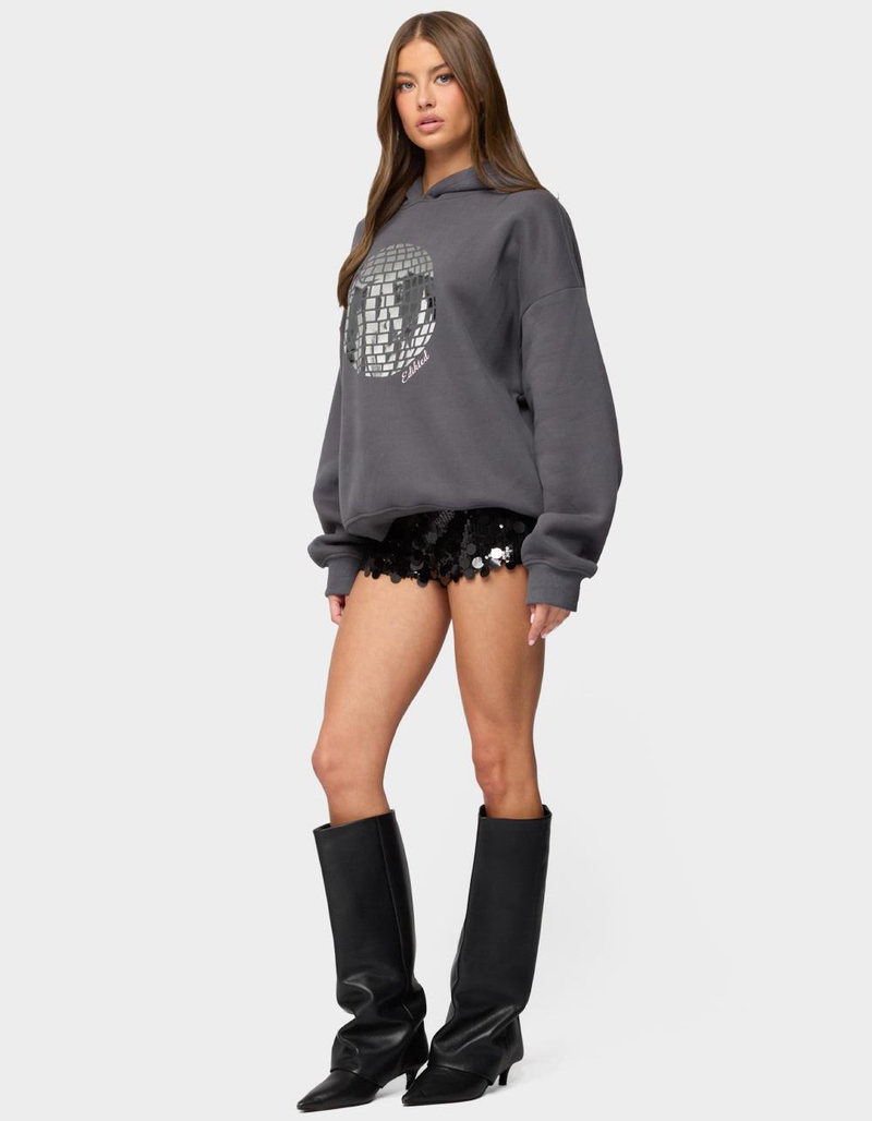 EDIKTED Disco Ball Hoodie image number 3
