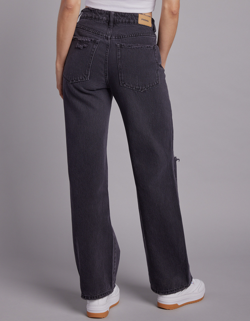 RSQ Womens High Rise Baggy Jeans image number 3