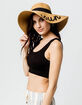 Sun Kissed Womens Straw Hat image number 4