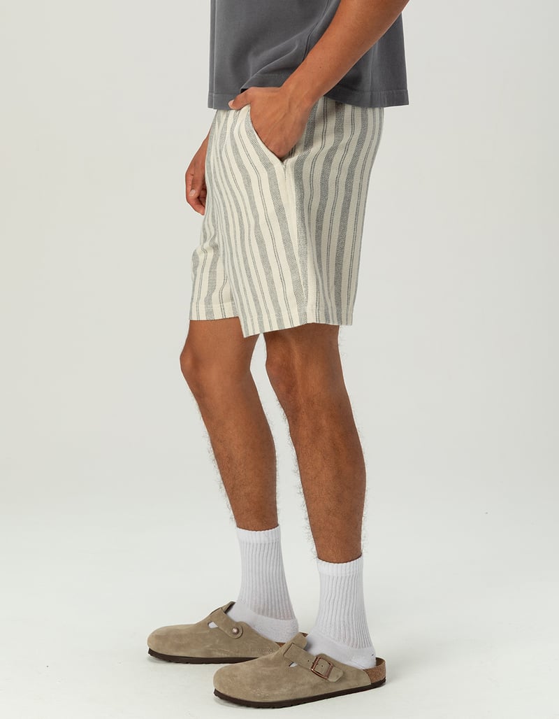 RSQ Mens Stripe Pull On Shorts image number 4