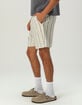 RSQ Mens Stripe Pull On Shorts image number 5