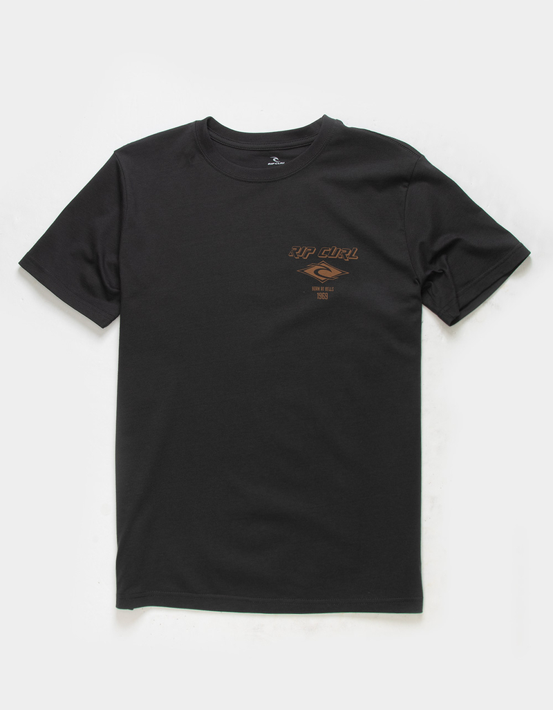RIP CURL Fade Out Icon Boys Tee image number 1