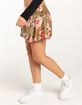 FULL TILT Low Rise Satin Womens Mini Skirt image number 3