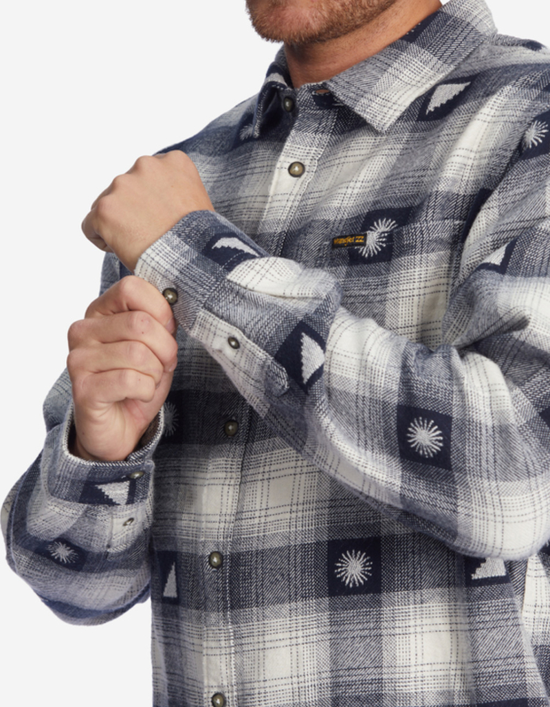 BILLABONG x Wrangler Shadows Mens Flannel image number 3