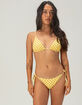 DAMSEL Polka Dot Reversible Tie Side Cheeky Bikini Bottoms image number 1