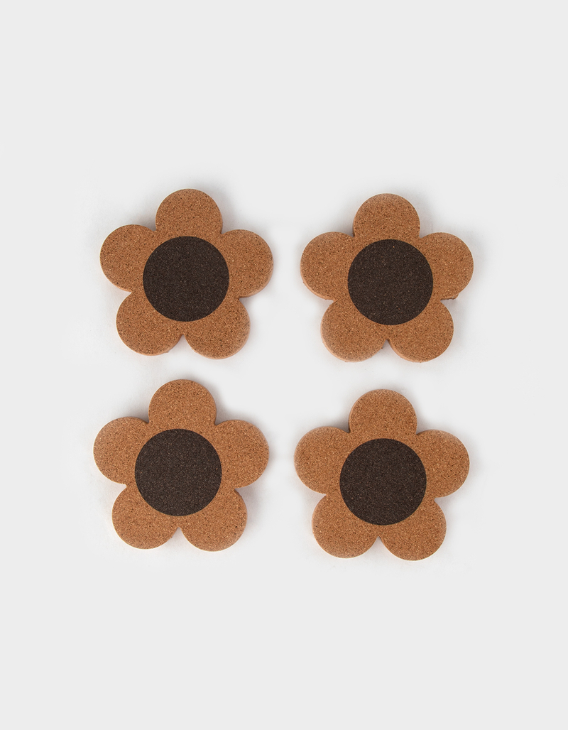 Daisy Cork Coasters 4 Pack image number 0
