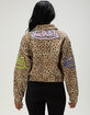 VON DUTCH Leopard Womens Bomber Jacket image number 5