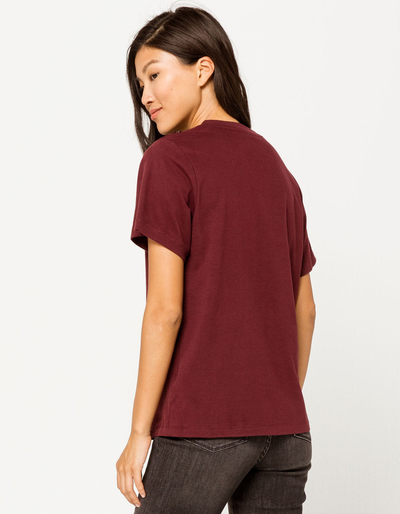 THE NORTH FACE Red Womens Tee image number 2