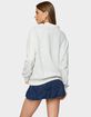 EDIKTED Scholar Oversized Polo Sweatshirt image number 3