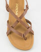 SODA Criss Cross Girls Thong Sandals image number 5