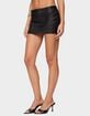 EDIKTED Danielle Faux Leather Mini Skort image number 2