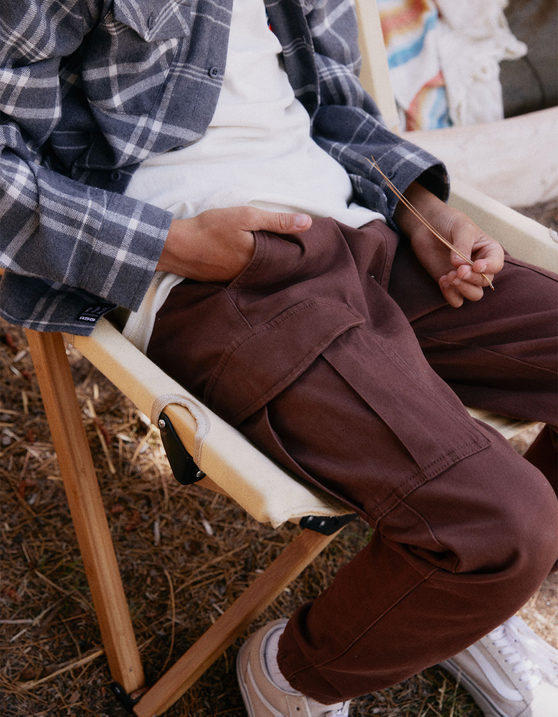 RSQ Boys Twill Cargo Jogger Pants image number 5