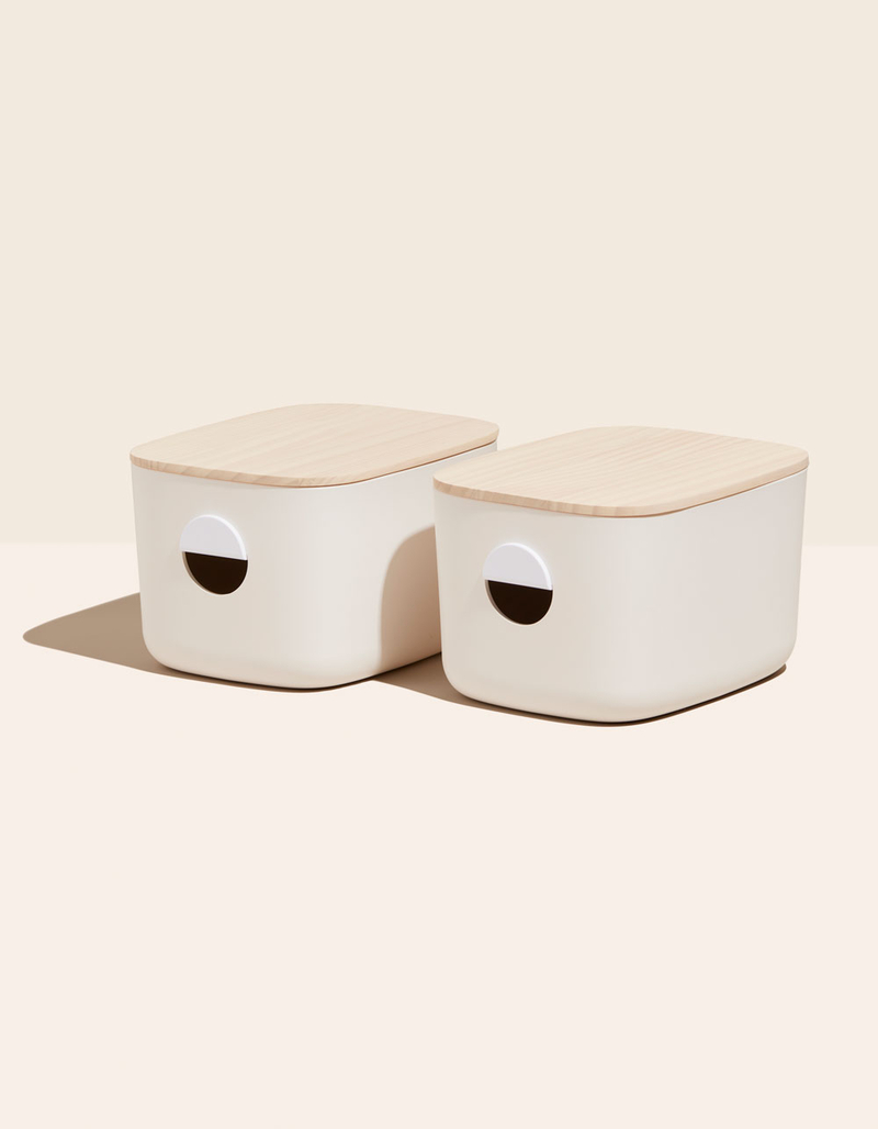 OPEN SPACES Medium Storage Bins - Set of 2 image number 0