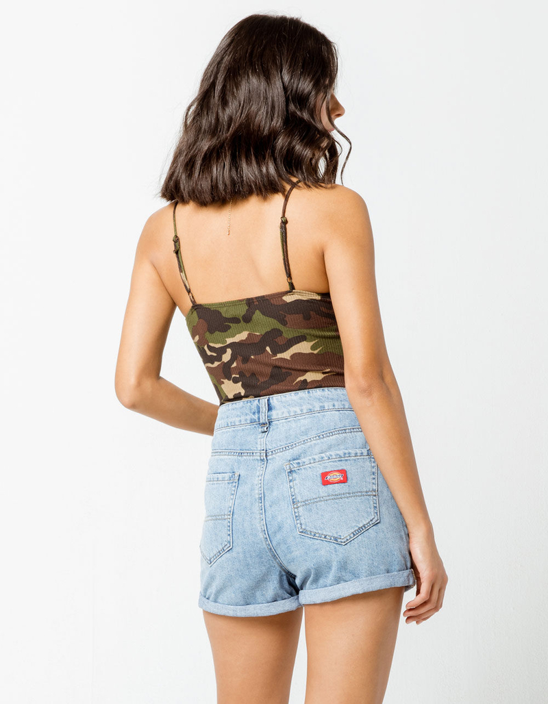 FULL TILT Ribbed Camo Bodysuit image number 2